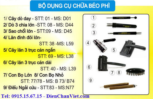 Dụng cụ bấm huyệt chữa béo phì