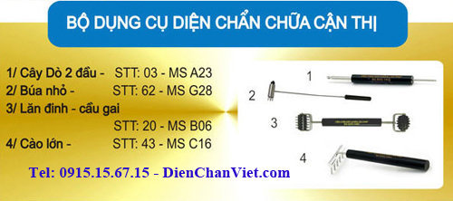 Dụng cụ diện chẩn chữa cận thị