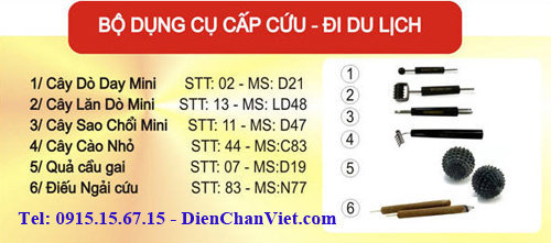 Dụng cụ Diện Chẩn cấp cứu khi đi du lịch