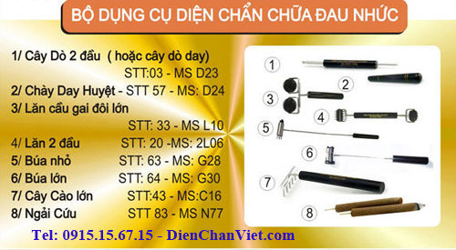 Dung cụ diện chẩn chữa đau nhức