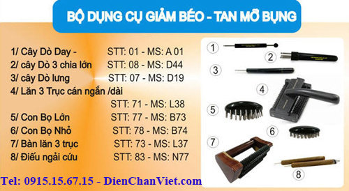 Dụng cụ Diện Chẩn chữa béo phì